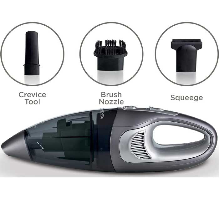 Kenwood HVP19 14.8V Wet & Dry Handheld Vacuum Cleaner With 0.5L Dust Capacity & 3 Accessories