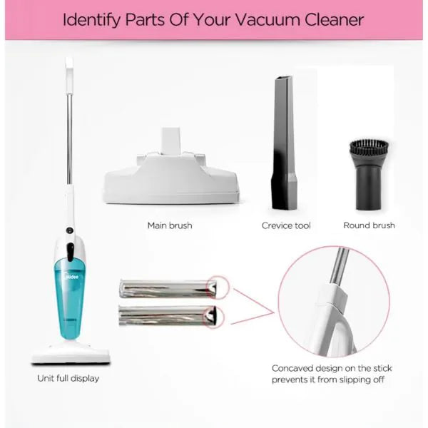 Midea Corded Stick Wet & Dry Vaccum Cleaner 600W Power