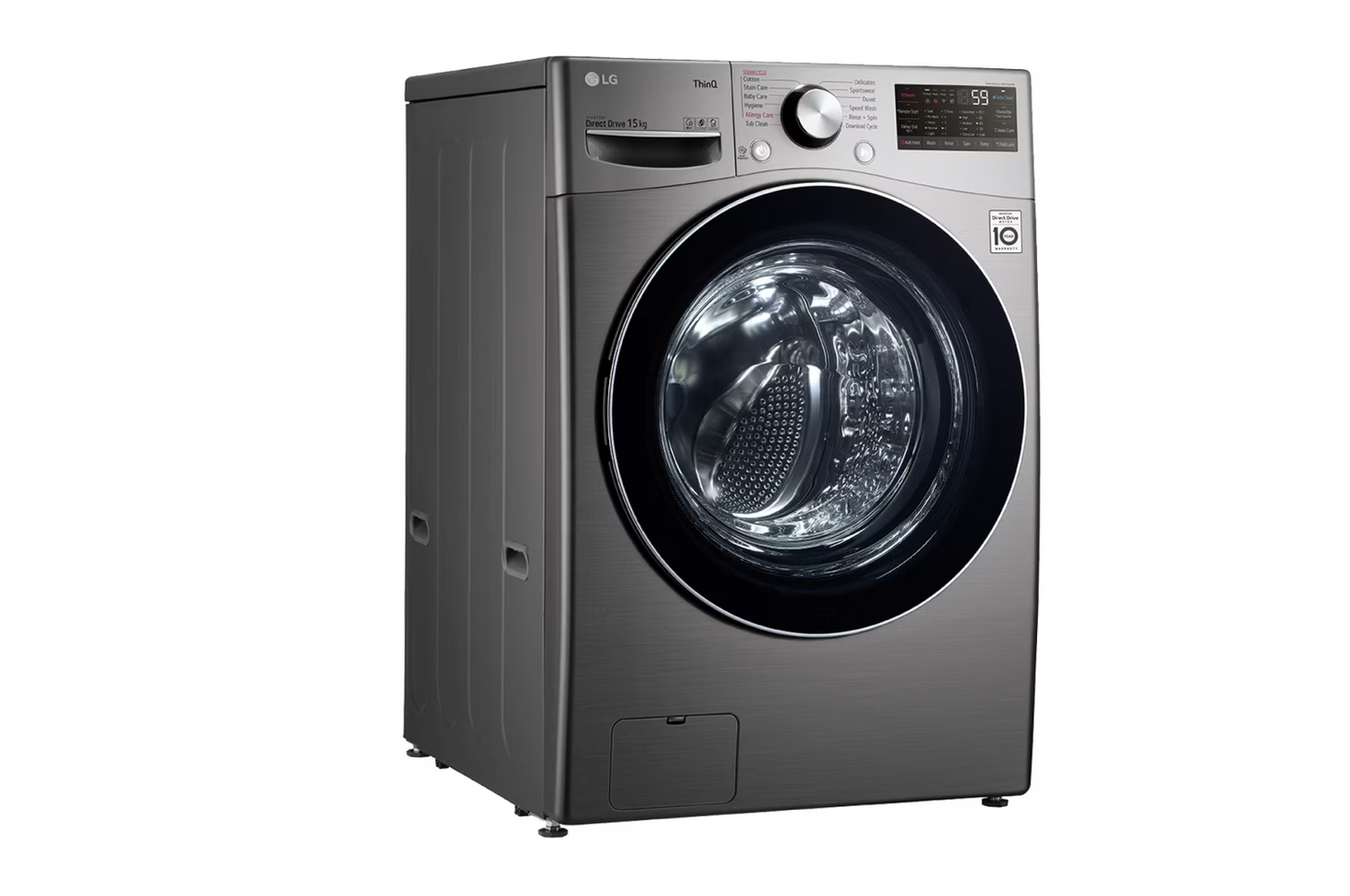 LG Front Load Washing Machine – FOL9DYP2S – 15kg – Silver