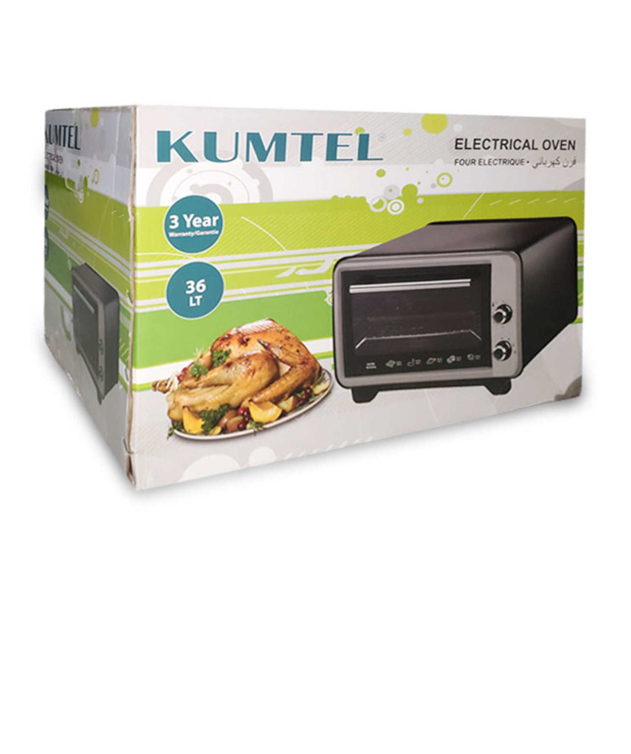Kumtel Electric Oven 36L 1300W Power