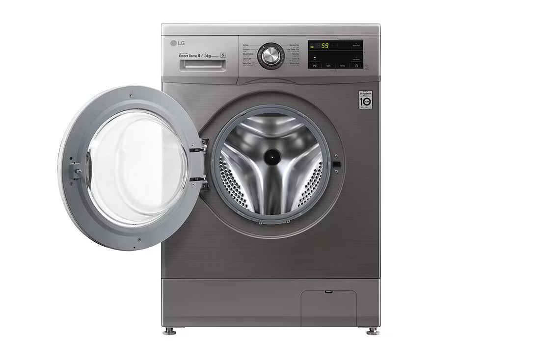 LG Front Load Washer/Dryer – F4J3TMG5P – 8 kg / 5 kg