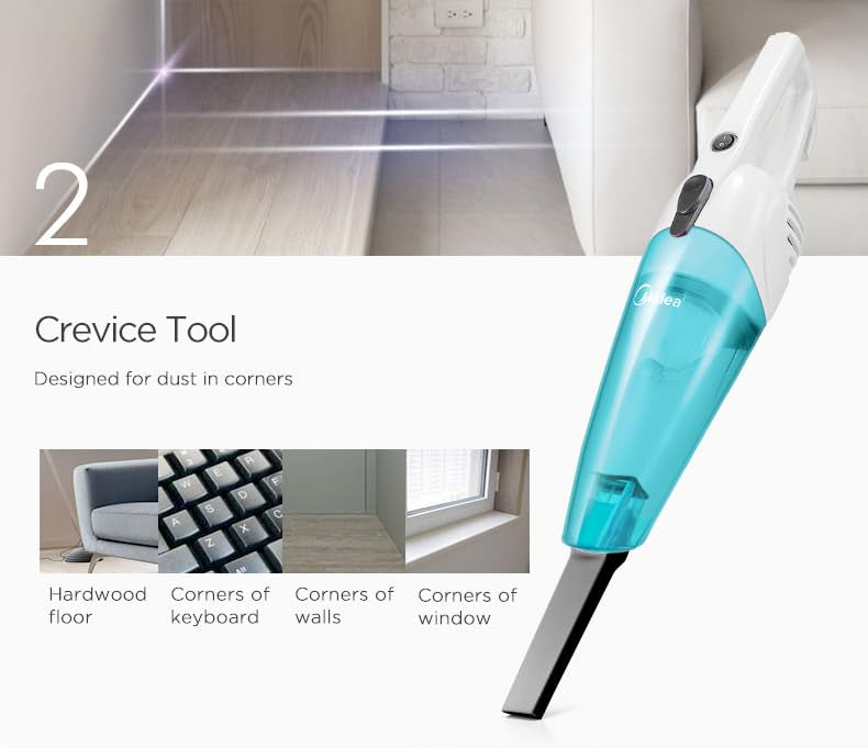 Midea Corded Stick Wet & Dry Vaccum Cleaner 600W Power