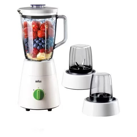 Braun Glass Blender With 2 Mills 1.75L 500W ice crusher