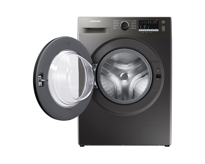 Samsung Front Load Washing Machine – WW70T4020CX – 7 kg – Silver/Inox