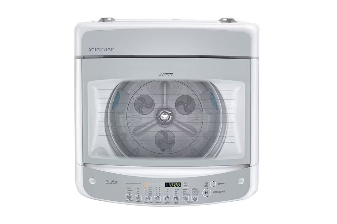 LG Top Load Washing Machine – T1366NEFV – 13kg – White