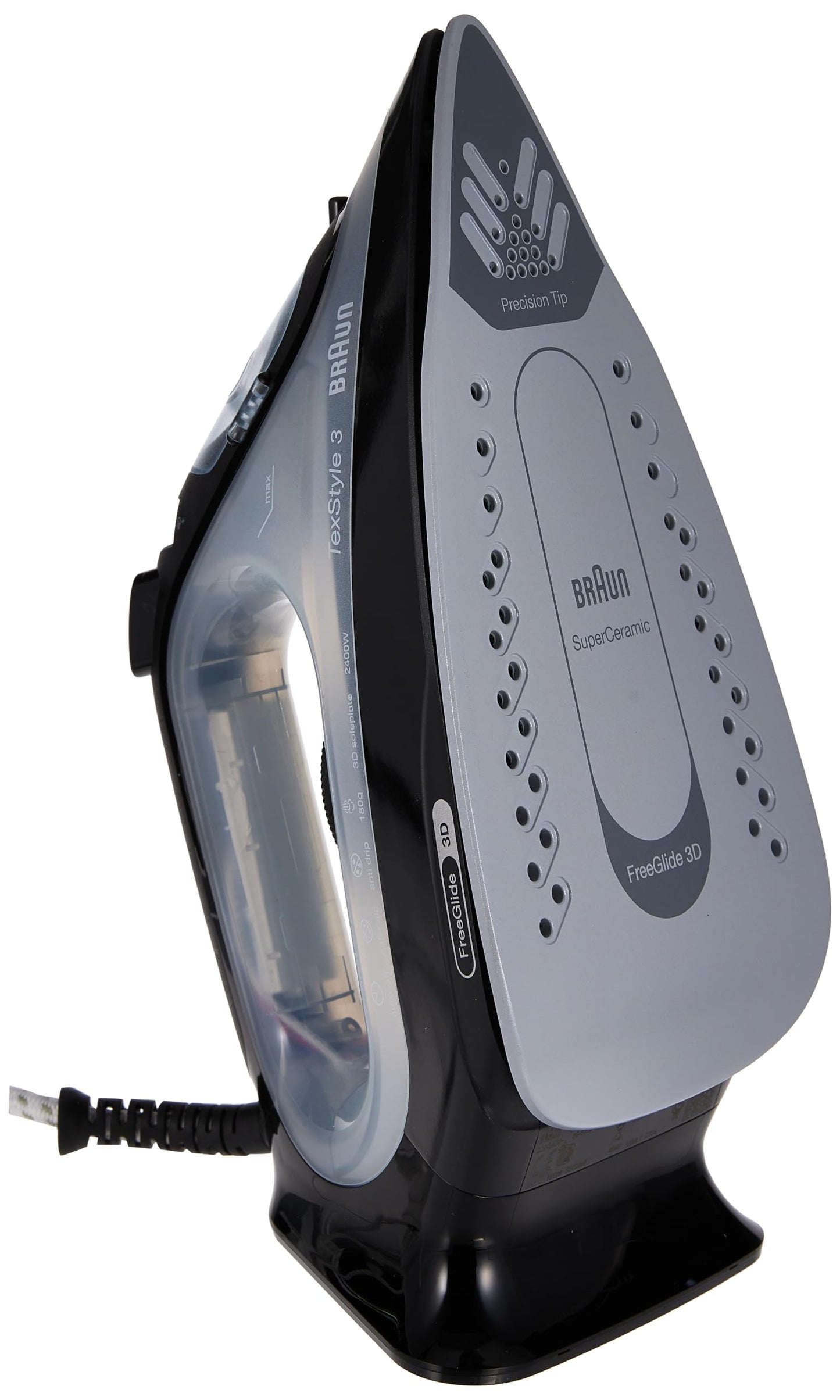 Braun Steam Iron 2400W Power Ceramic Soleplate