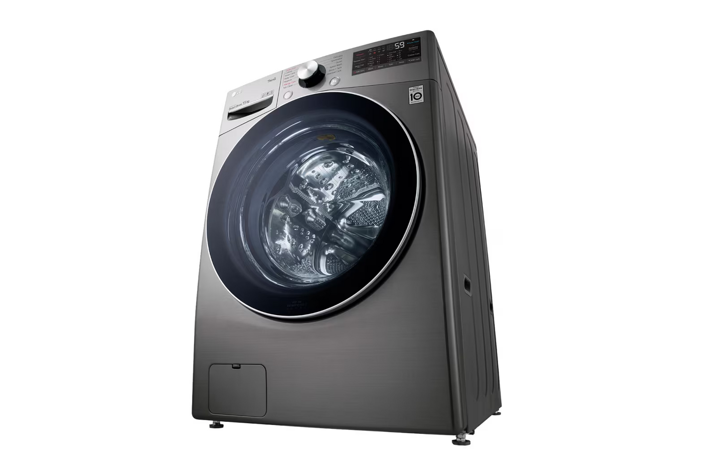LG Front Load Washing Machine – FOL9DYP2S – 15kg – Silver