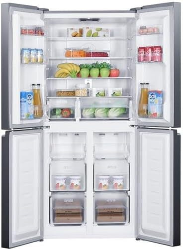 Sharp 4-Door Refrigerator – SJ-FH560-BK3 (Glass Black)