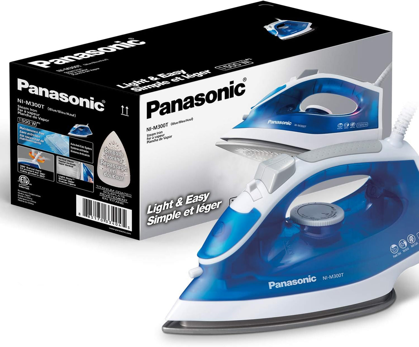 Panasonic Steam Iron 1800W Power