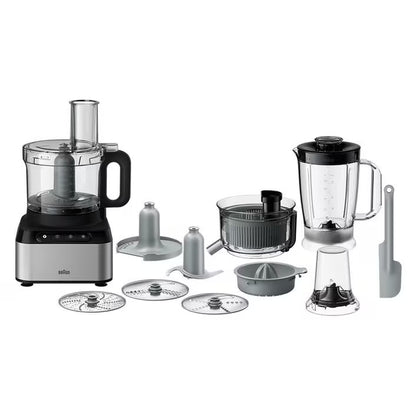 Braun Food Processor 800W Power 2.1Liter Silver & Black / FP3235