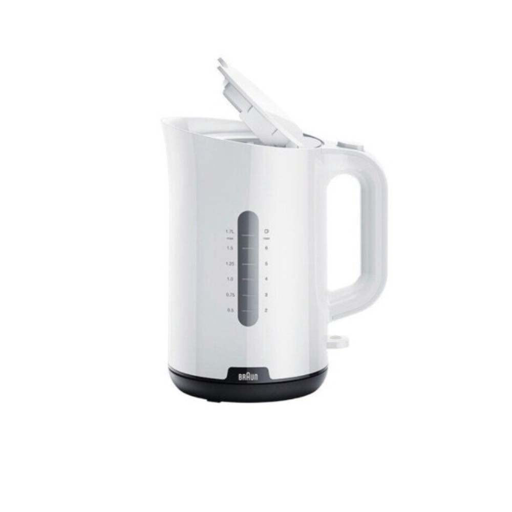 Braun kettle 1.7L , 2200W , White Plastic WK-1100WH