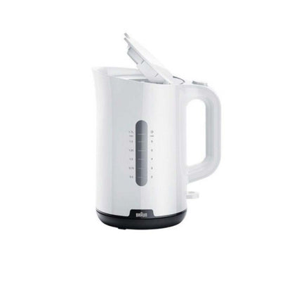 Braun kettle 1.7L , 2200W , White Plastic WK-1100WH