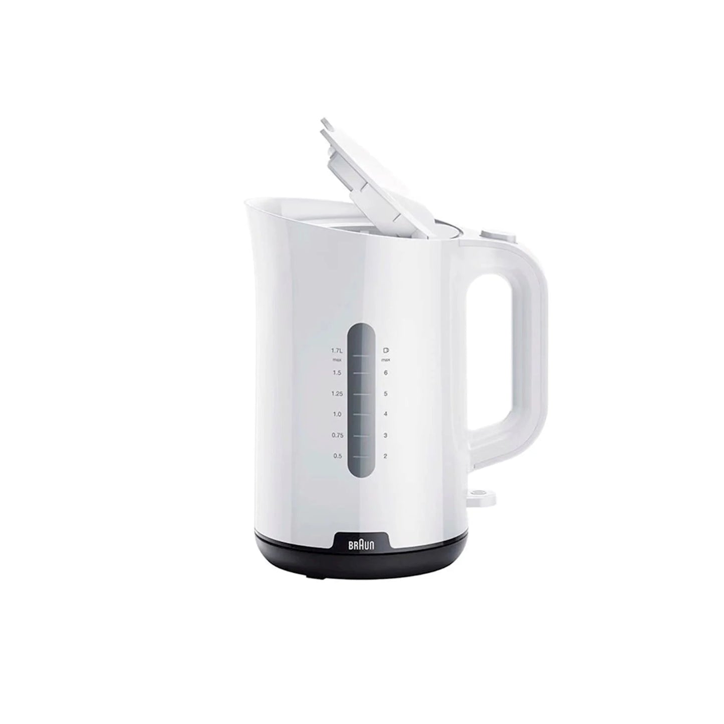 Braun kettle 1.7L , 2200W , White Plastic WK-1100WH