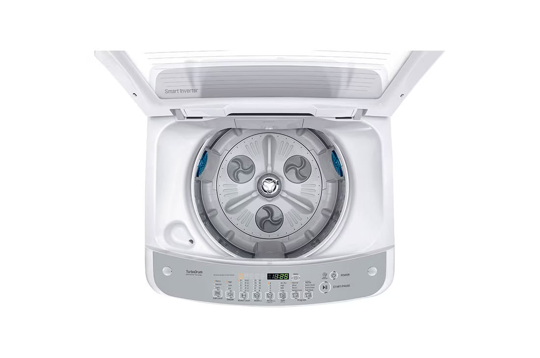 LG Top Load Washing Machine – T1366NEFV – 13kg – White