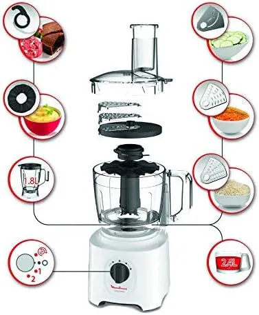 Moulinex Food Processor 8000W Power / FP2471