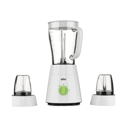 Braun Glass Blender With 2 Mills 1.75L 500W ice crusher