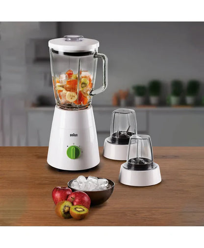 Braun Glass Blender With 2 Mills 1.75L 500W ice crusher