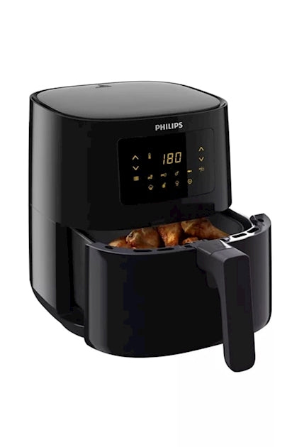 Philips 1400W 4.1L Air Fryer Uses Up To 90% Less Fat With Rapid Technology Digital Touch Screen HD-9252