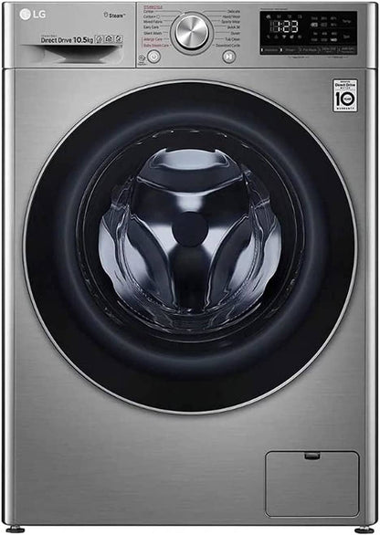 LG Front Load Washing Machine – F4V5RYP2T – 10.5kg – Silver