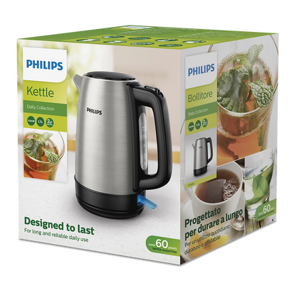 Philips Kettle Stainless 1.7L HD9350 with Automatic Shut Off