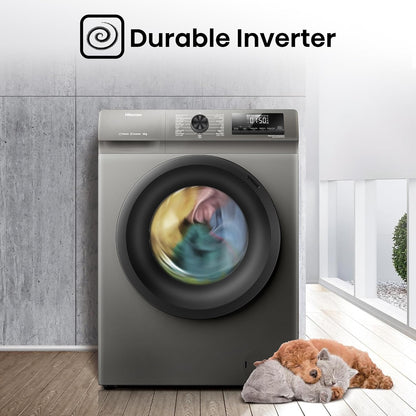 Hisense 8KG Front Load Washing Machine – WFQP8012JT/S