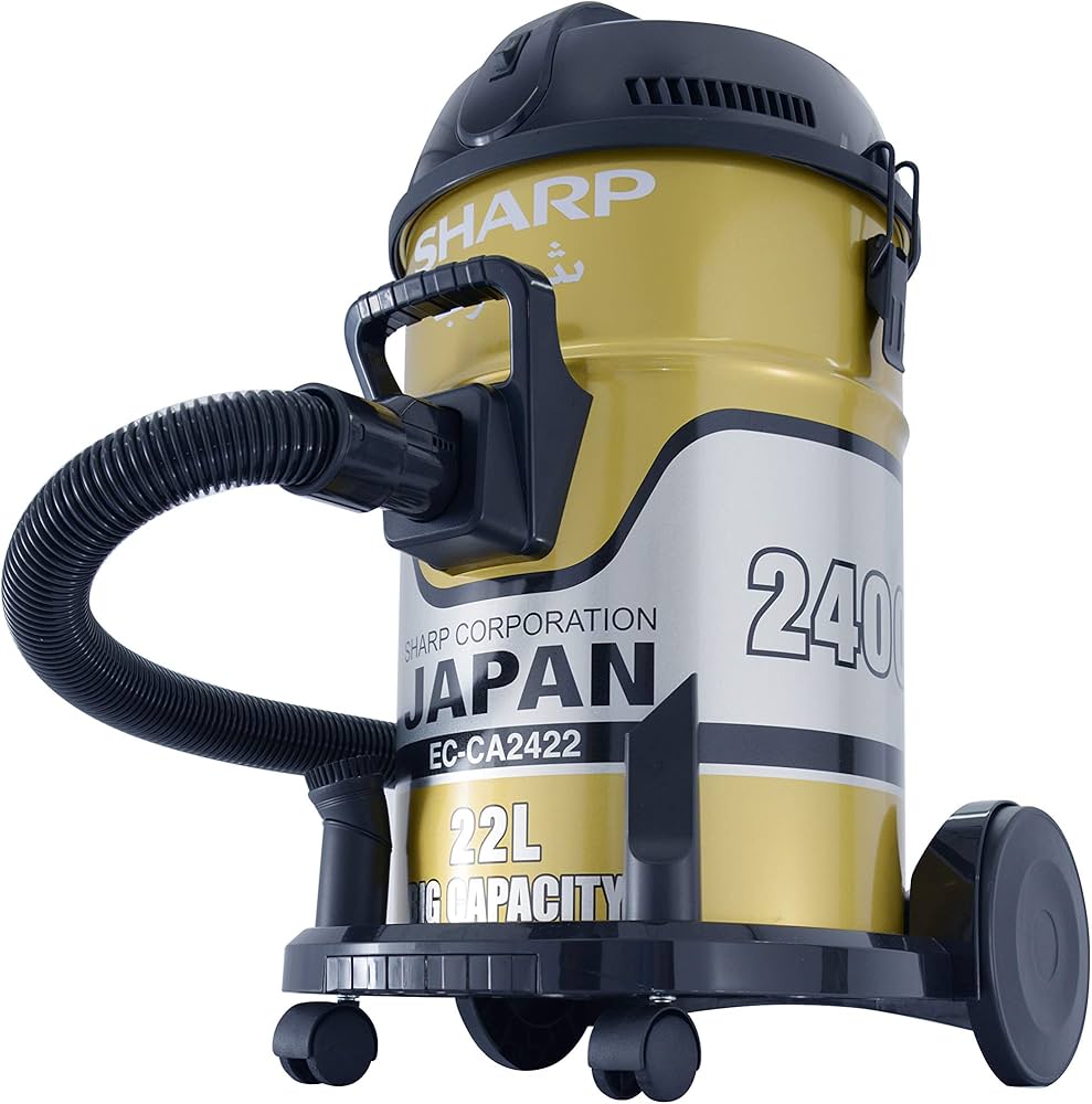 Sharp Barrel Vaccum 2400W Power 22L Dust Tank Capacity / EC-CA2422