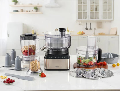 Braun Food Processor 800W Power 2.1Liter Silver & Black / FP3235