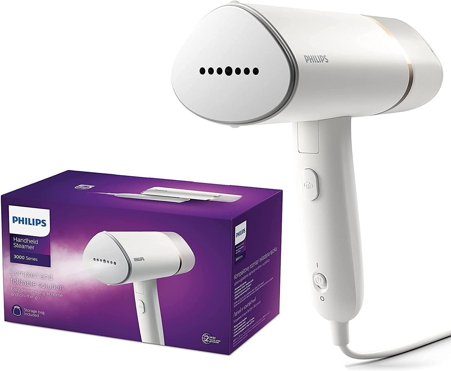 Philips HandHeld Steamer 1000W Power STH-3020