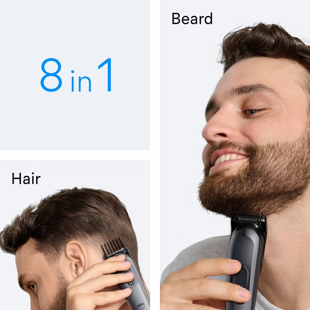 Braun Shaver 8-in-1 Trimmer Style Grooming Kit / AIO3540