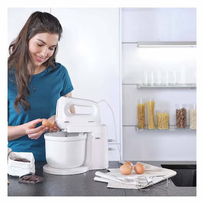 Braun Stand Mixer With 5 Speeds And Automatic Bowl Rotation 400W Power / HM1070