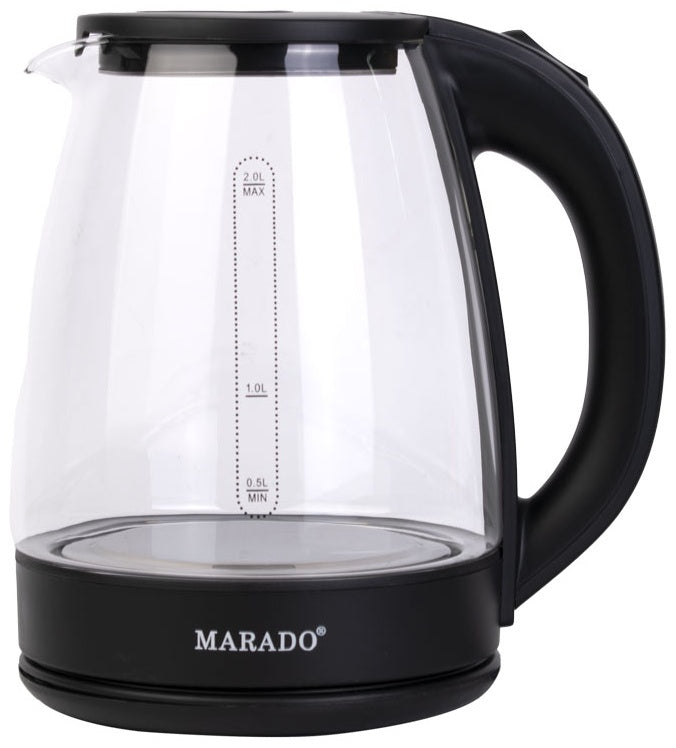 Marado Glass Kettle 1500W Power 2L MA-0602