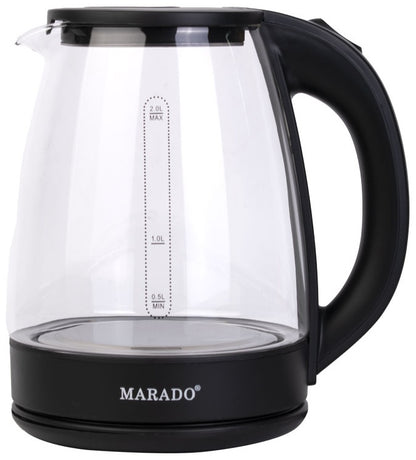 Marado Glass Kettle 1500W Power 2L MA-0602