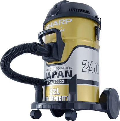 Sharp Barrel Vaccum 2400W Power 22L Dust Tank Capacity / EC-CA2422