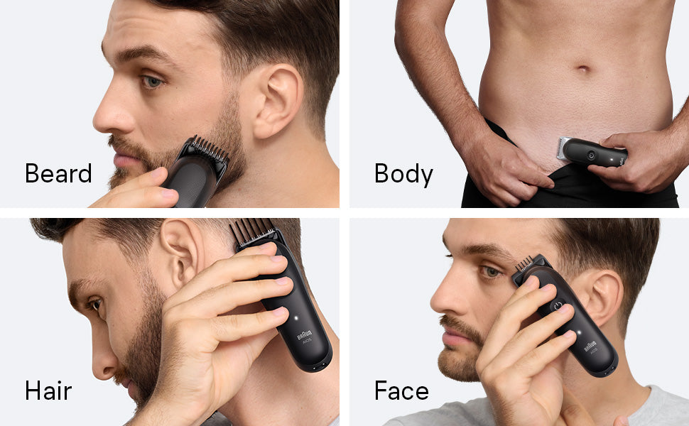 Braun Shaver 8-in-1 Trimmer Style Grooming Kit / AIO3540