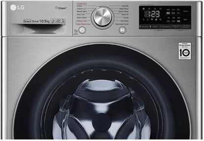 LG Front Load Washing Machine – F4V5RYP2T – 10.5kg – Silver