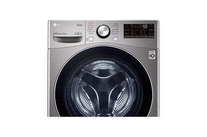 LG Front Load Washing Machine – FOL9DYP2S – 15kg – Silver