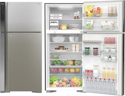 Hitachi 2-Door Refrigerator – RV760PUC7-1 BSL (Stainless Steel)