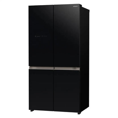 Hitachi 4-Door Refrigerator – RW720PUC1-GBK (Glass Black)
