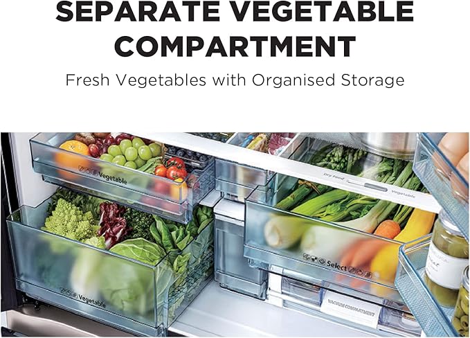 Hitachi 4-Door Refrigerator – RW720PUC1-GMG (Silver & Black Glass)