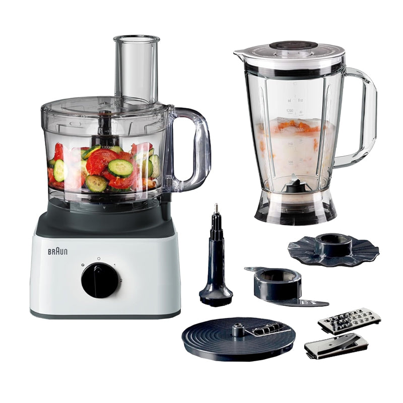Braun Food Processor 8-in-1 Accessories 800W Power / FP0132