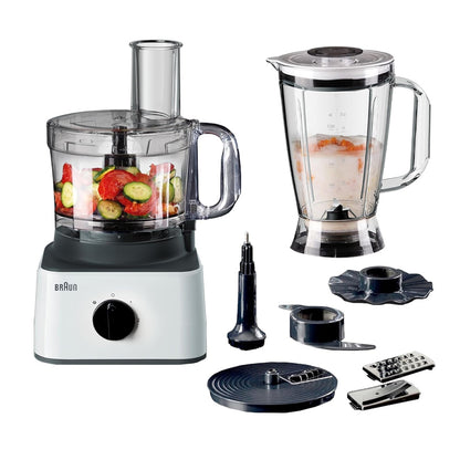 Braun Food Processor 8-in-1 Accessories 800W Power / FP0132