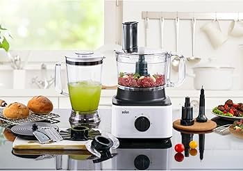 Braun Food Processor 8-in-1 Accessories 800W Power / FP0132