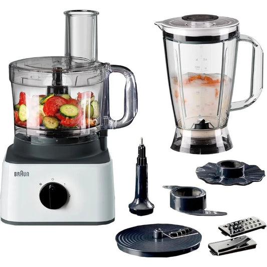 Braun Food Processor 8-in-1 Accessories 800W Power / FP0132
