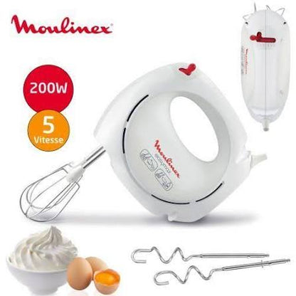 Moulinex Hand Mixer Easy Max With 5 Speeds ABM11A30