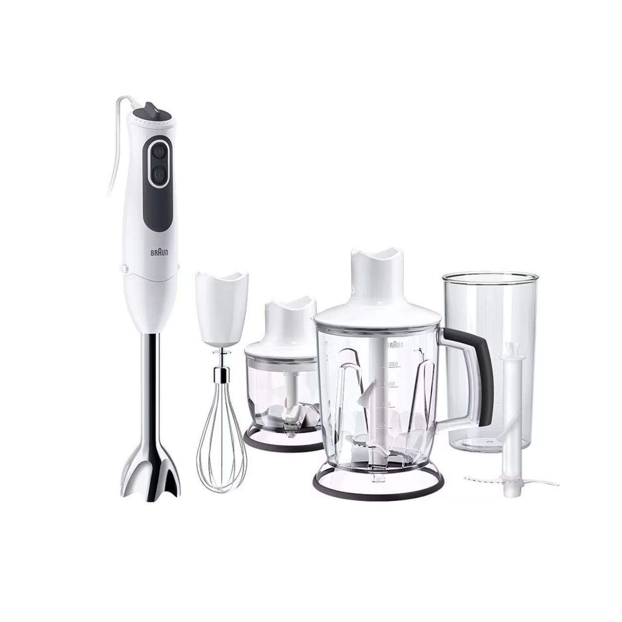 Braun Hand Blender Set 5-In-1 With 11 settings & Ice Crusher 750W Power  /MQ3145
