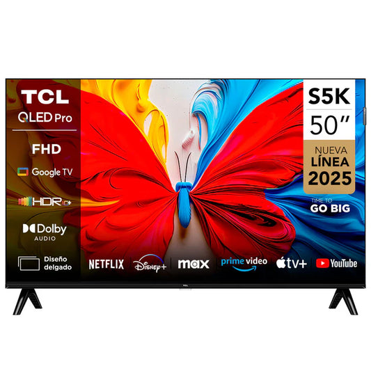 TCL 50” QLED TV FHD Smart Google TV / 50S5K